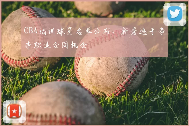 CBA试训球员名单公布，新秀选手争夺职业合同机会