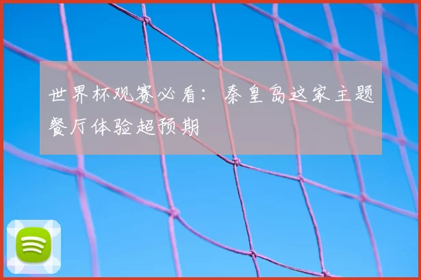 世界杯观赛必看:秦皇岛这家主题餐厅体验超预期